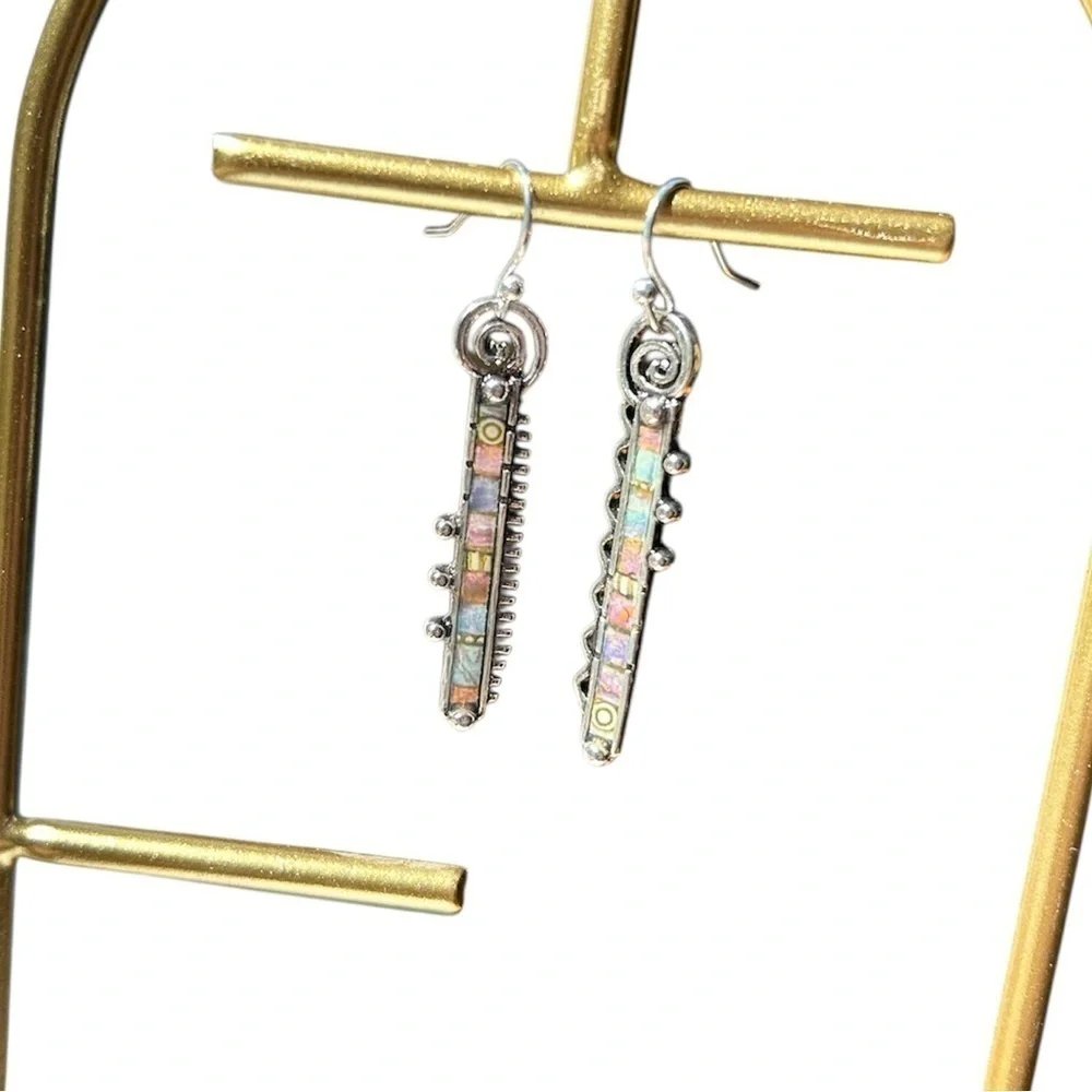 New Colorful Artsy Geometric Earrings